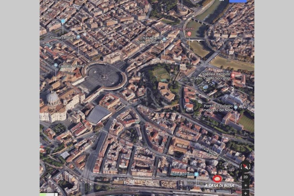 Apartmán A Casa Di Rosa Řím Exteriér fotografie